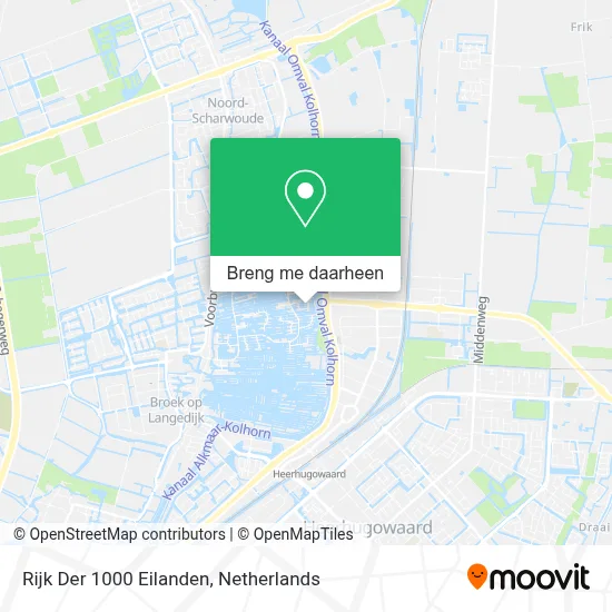 Rijk Der 1000 Eilanden kaart