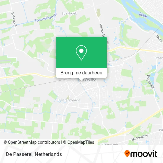 De Passerel kaart