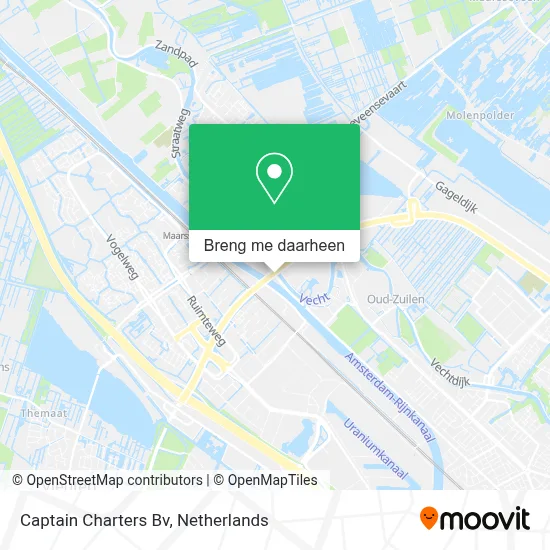 Captain Charters Bv kaart