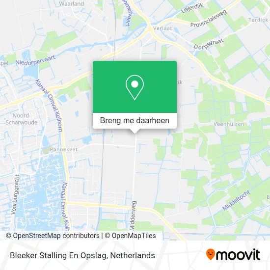 Bleeker Stalling En Opslag kaart