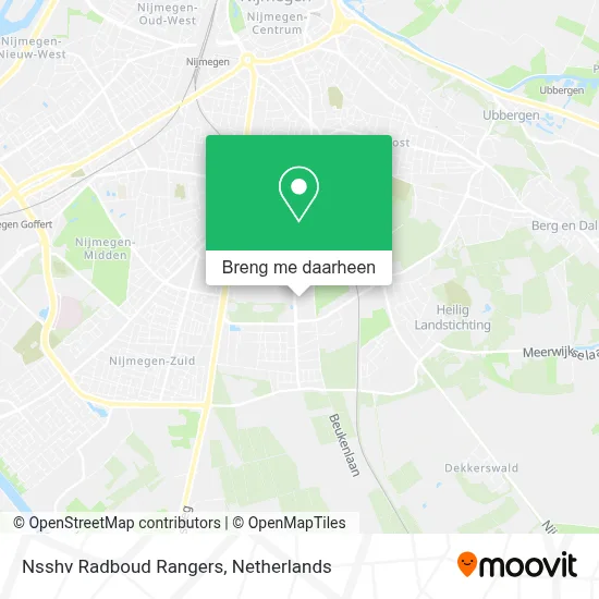 Nsshv Radboud Rangers kaart