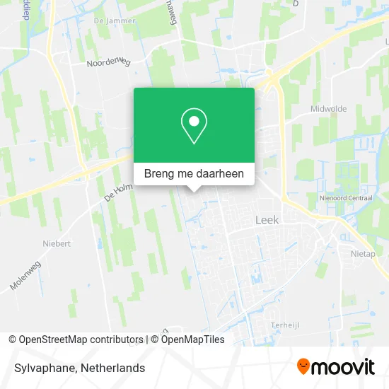 Sylvaphane kaart