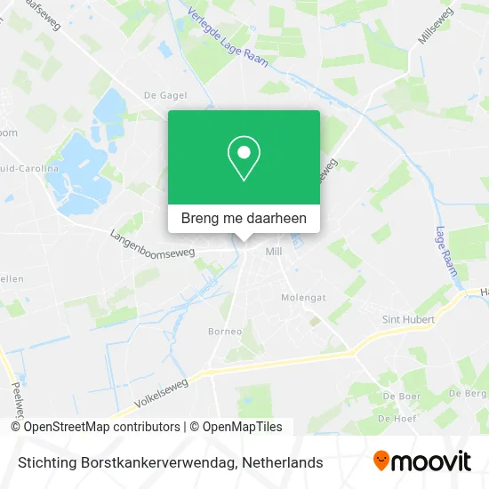 Stichting Borstkankerverwendag kaart