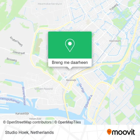 Studio Hoek kaart