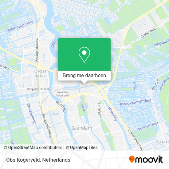 Obs Kogerveld kaart