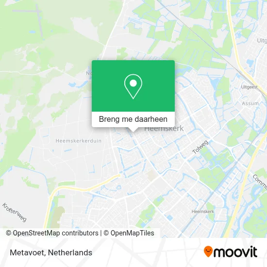 Metavoet kaart