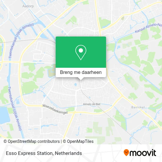 Esso Express Station kaart