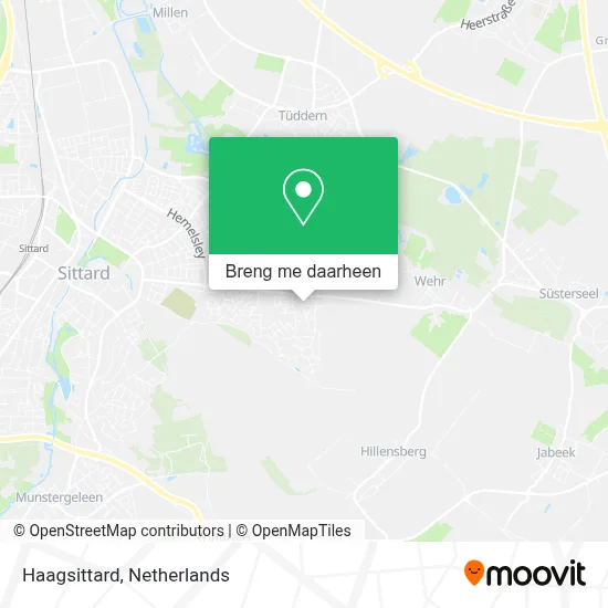 Haagsittard kaart