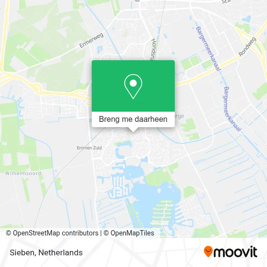 Sieben kaart
