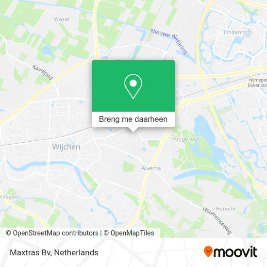 Maxtras Bv kaart