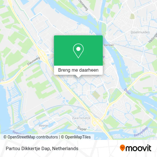 Partou Dikkertje Dap kaart