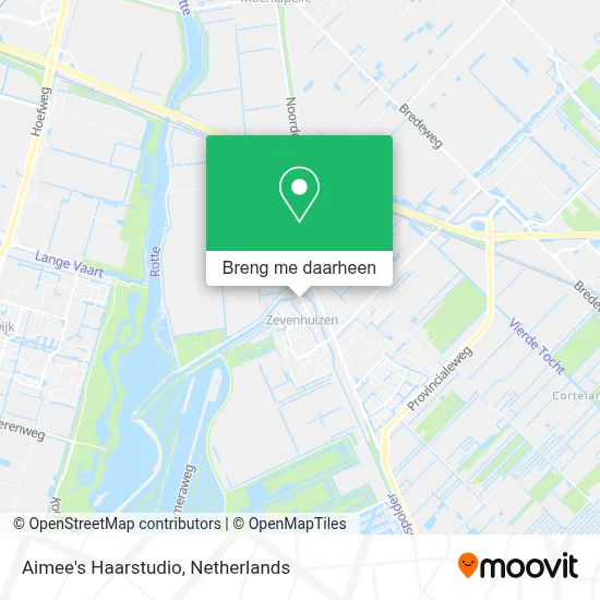 Aimee's Haarstudio kaart