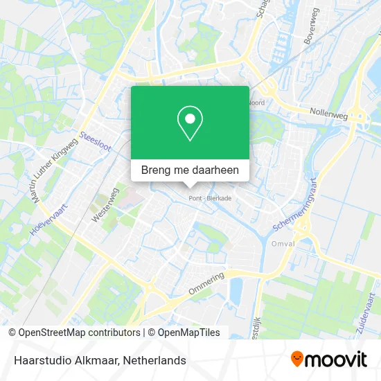 Haarstudio Alkmaar kaart