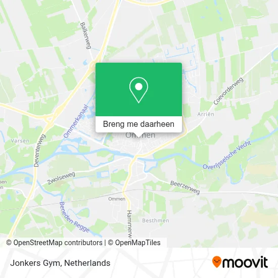 Jonkers Gym kaart