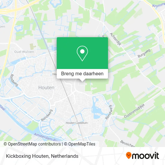 Kickboxing Houten kaart