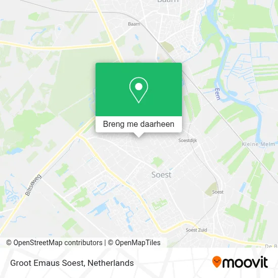 Groot Emaus Soest kaart