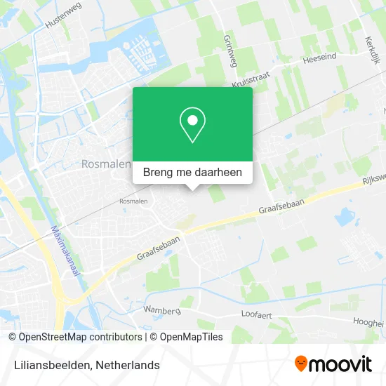 Liliansbeelden kaart