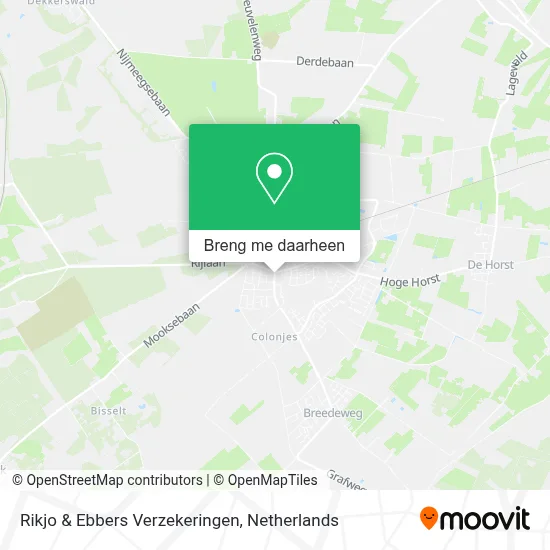 Rikjo & Ebbers Verzekeringen kaart