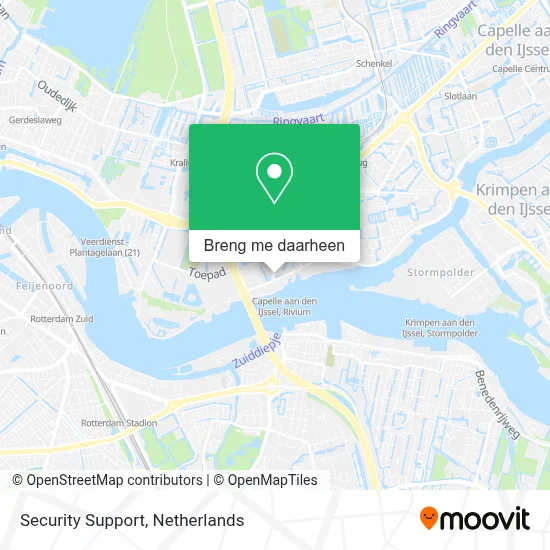 Security Support kaart