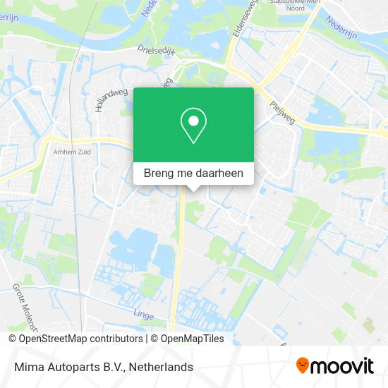 Mima Autoparts B.V. kaart