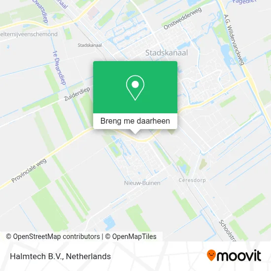 Halmtech B.V. kaart