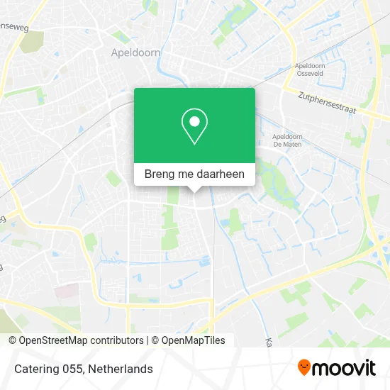 Catering 055 kaart
