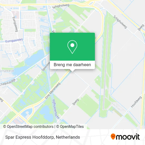Spar Express Hoofddorp kaart