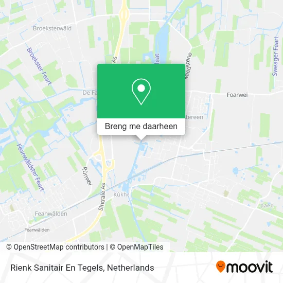 Rienk Sanitair En Tegels kaart