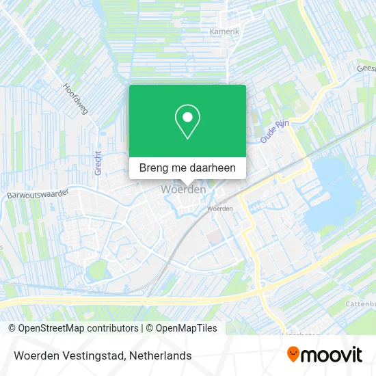 Woerden Vestingstad kaart