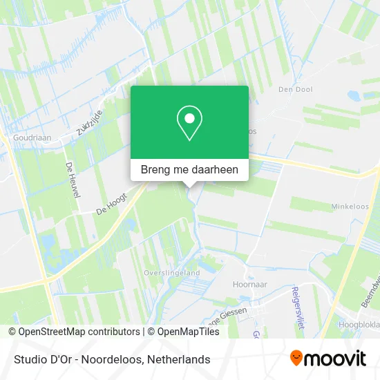 Studio D'Or - Noordeloos kaart