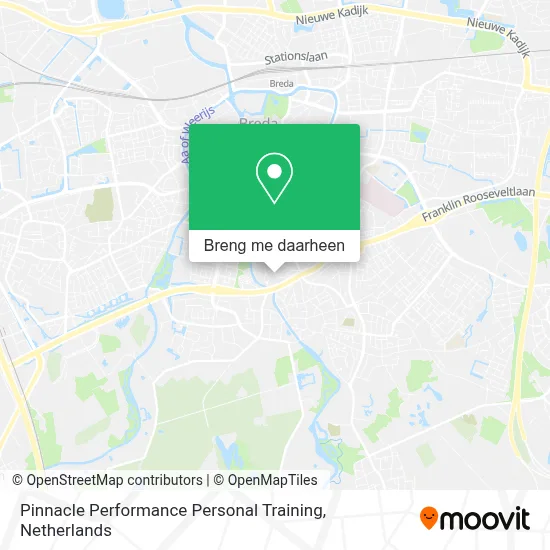Pinnacle Performance Personal Training kaart