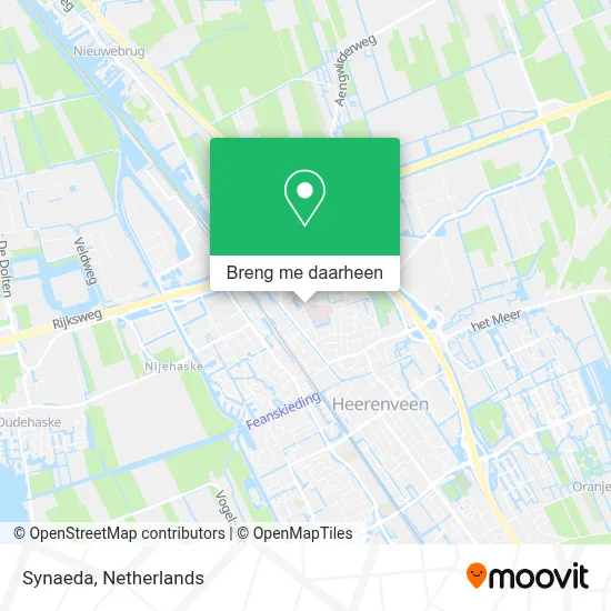 Synaeda kaart
