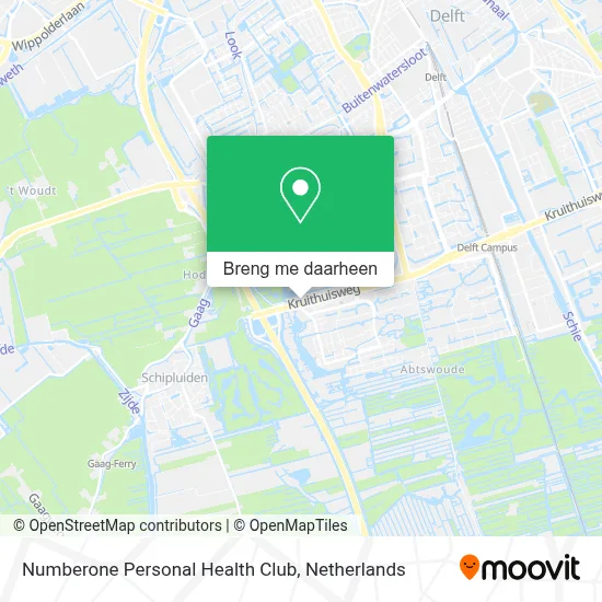 Numberone Personal Health Club kaart