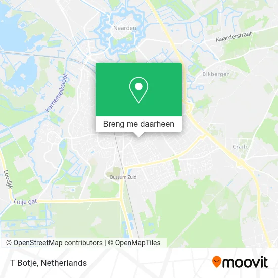 T Botje kaart