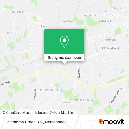 Paradigma Groep B.V. kaart