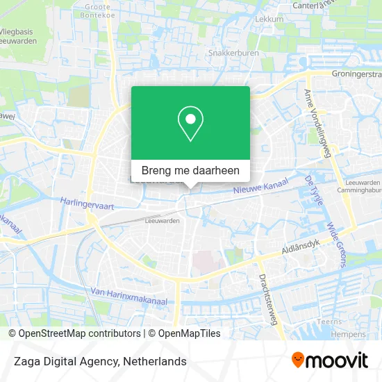 Zaga Digital Agency kaart
