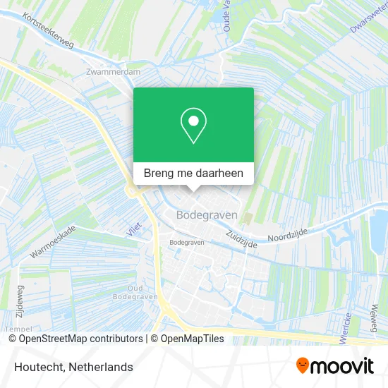 Houtecht kaart