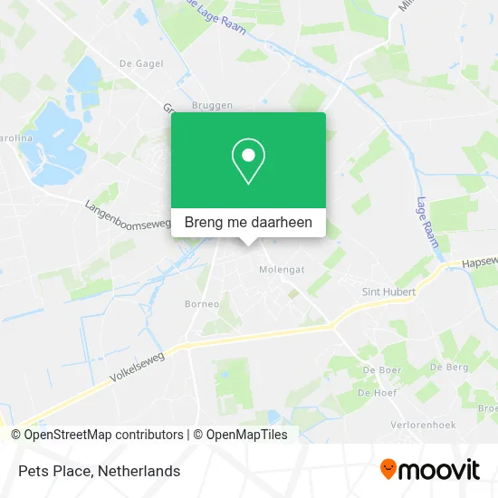 Pets Place kaart