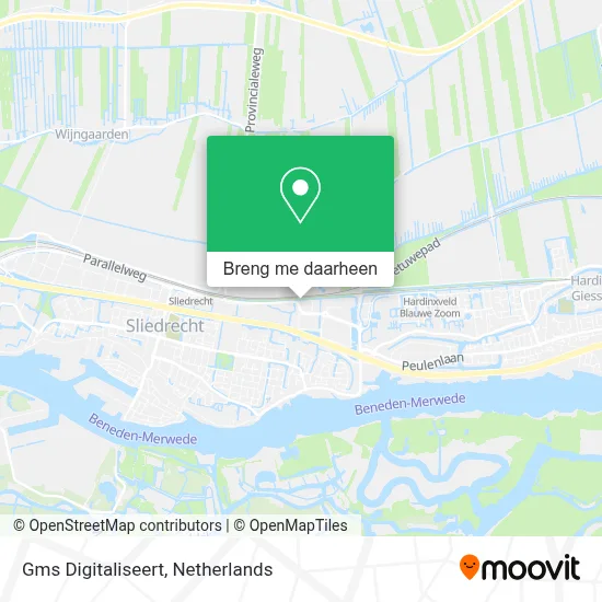 Gms Digitaliseert kaart