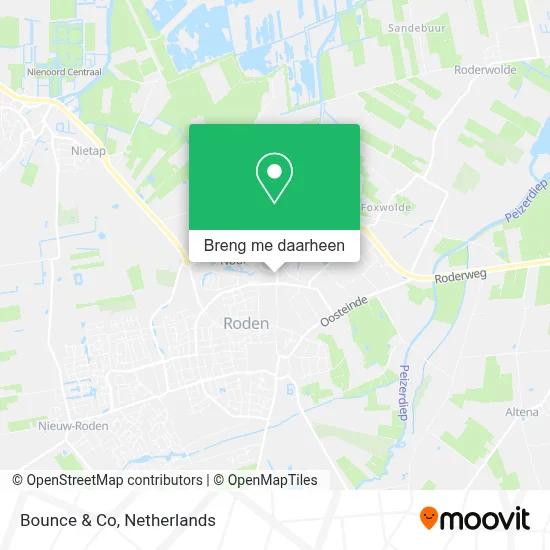 Bounce & Co kaart