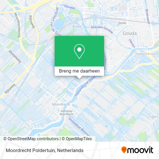 Moordrecht Poldertuin kaart