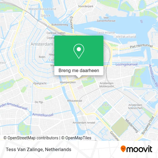 Tess Van Zalinge kaart