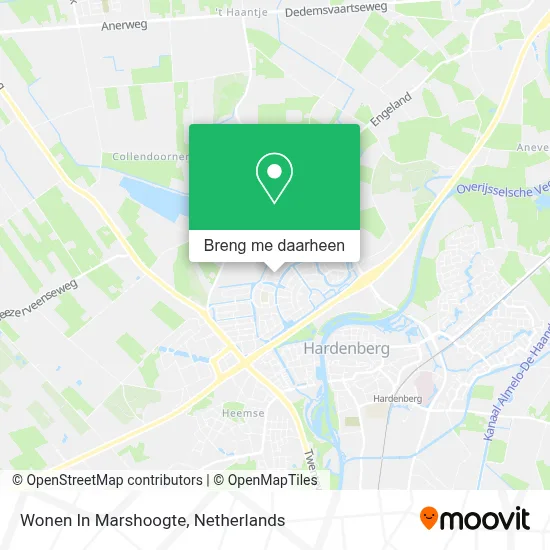 Wonen In Marshoogte kaart