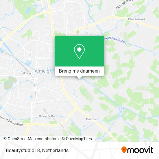 Beautystudio18 kaart