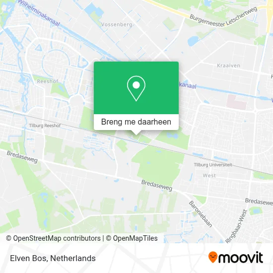 Elven Bos kaart