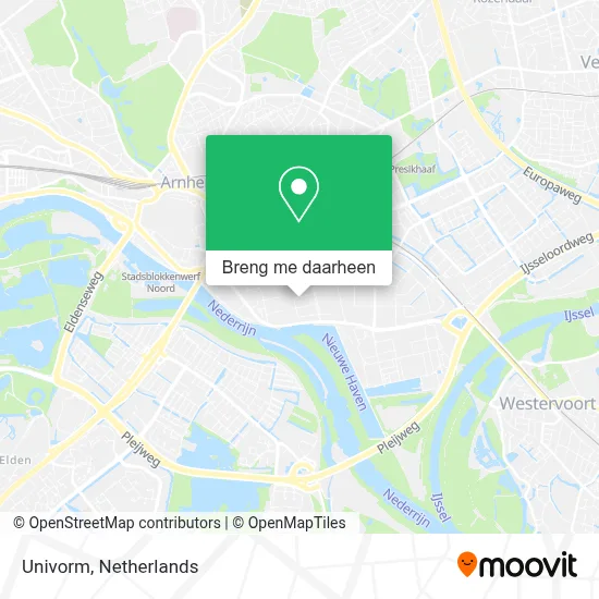 Univorm kaart