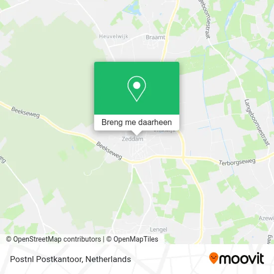 Postnl Postkantoor kaart