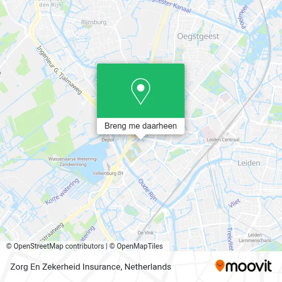 Zorg En Zekerheid Insurance kaart