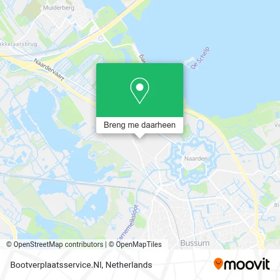 Bootverplaatsservice.Nl kaart