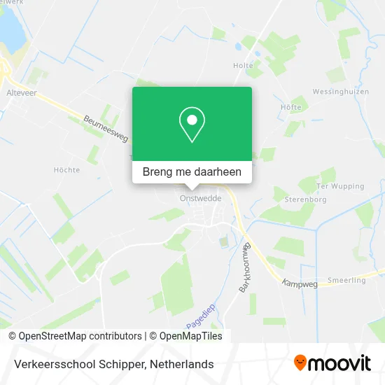 Verkeersschool Schipper kaart
